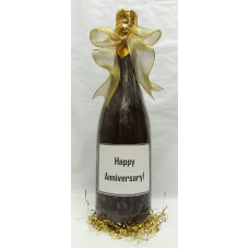 Anniversary Label  Chocolate Bottle - Large